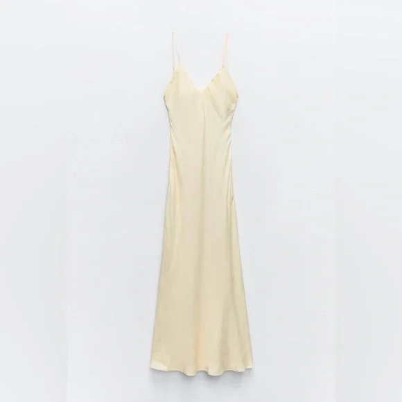 Zara Satin Slip Dress XS - Picture 7 of 11